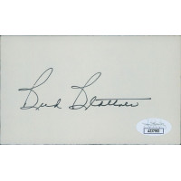 Bud Blattner New York Giants Signed 3x5 Index Card JSA Authenticated Bud Blattner New York Giants Signed 3x5 Index Card JSA Authenticated