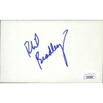 Phil Bradley Seattle Mariners Signed 3x5 Index Card JSA Authenticated Phil Bradley Seattle Mariners Signed 3x5 Index Card JSA Authenticated