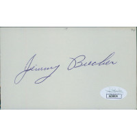 Jimmy Bucher Jim Brooklyn Dodgers Signed 3x5 Index Card JSA Authenticated Jimmy Bucher Jim Brooklyn Dodgers Signed 3x5 Index Card JSA Authenticated