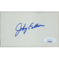 Johnny Callison Philadelphia Phillies Signed 3x5 Index Card JSA Authenticated