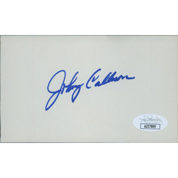 Johnny Callison Philadelphia Phillies Signed 3x5 Index Card JSA Authenticated Johnny Callison Philadelphia Phillies Signed 3x5 Index Card JSA Authenticated