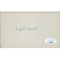 Dolph Camilli Brooklyn Dodgers Signed 3x5 Index Card JSA Authenticated Dolph Camilli Brooklyn Dodgers Signed 3x5 Index Card JSA Authenticated