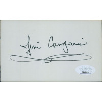 Jim Campanis Los Angeles Dodgers Signed 3x5 Index Card JSA Authenticated Jim Campanis Los Angeles Dodgers Signed 3x5 Index Card JSA Authenticated