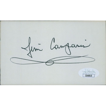 Jim Campanis Los Angeles Dodgers Signed 3x5 Index Card JSA Authenticated Jim Campanis Los Angeles Dodgers Signed 3x5 Index Card JSA Authenticated