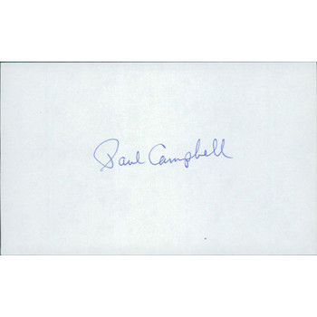 Paul Campbell Boston Red Sox Signed 3x5 Index Card PSA Authenticated Paul Campbell Boston Red Sox Signed 3x5 Index Card PSA Authenticated