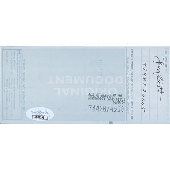 Gary Carter New York Mets Signed Cancelled Check JSA Authenticated Gary Carter New York Mets Signed Cancelled Check JSA Authenticated