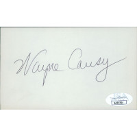 Wayne Causey Kansas City Athletics Signed 3x5 Index Card JSA Authenticated Wayne Causey Kansas City Athletics Signed 3x5 Index Card JSA Authenticated