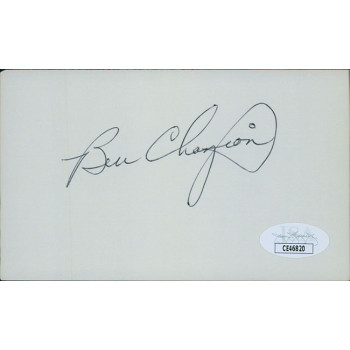 Billy Champion Milwaukee Brewers Signed 3x5 Index Card JSA Authenticated