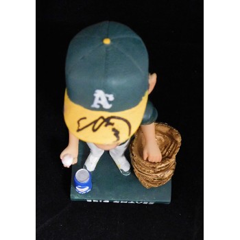 Eric Chavez Oakland Athletics Signed 2007 SGA Bobblehead JSA Authenticated