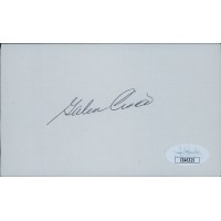 Galen Cisco New York Mets Signed 3x5 Index Card JSA Authenticated