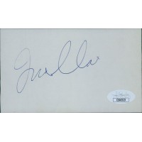 Fred Claire Los Angeles Dodgers Manager Signed 3x5 Index Card JSA Authenticated