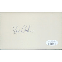 Jim Coker Philadelphia Phillies Signed 3x5 Index Card JSA Authenticated Jim Coker Philadelphia Phillies Signed 3x5 Index Card JSA Authenticated