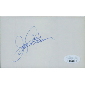 Jerry Coleman New York Yankees Signed 3x5 Index Card JSA Authenticated