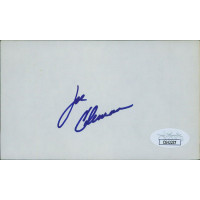 Joe Coleman Detroit Tigers Signed 3x5 Index Card JSA Authenticated