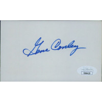 Gene Conley Milwaukee Braves Signed 3x5 Index Card JSA Authenticated Gene Conley Milwaukee Braves Signed 3x5 Index Card JSA Authenticated