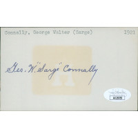 George Sarge Connally Chicago White Sox Signed 3x5 Index Card JSA Authenticated George Sarge Connally Chicago White Sox Signed 3x5 Index Card JSA Authenticated