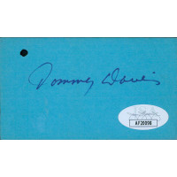 Tommy Davis Los Angeles Dodgers Signed Autograph Ticket JSA Authenticated Tommy Davis Los Angeles Dodgers Signed Autograph Ticket JSA Authenticated