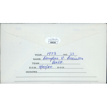 Doug DeCinces California Angels Signed First Day Issue Cachet JSA Authenticated