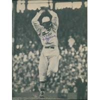 Dizzy Dean St. Louis Cardinals Signed 5x6.75 Cut Page JSA Authenticated Dizzy Dean St. Louis Cardinals Signed 5x6.75 Cut Page JSA Authenticated