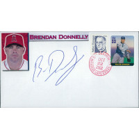 Brendan Donnelly Anaheim Angels Signed First Day Issue Cachet JSA Authenticated Brendan Donnelly Anaheim Angels Signed First Day Issue Cachet JSA Authenticated