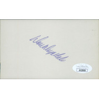 Don Drysdale Los Angeles Dodgers Signed 3x5 Index Card JSA Authenticated Don Drysdale Los Angeles Dodgers Signed 3x5 Index Card JSA Authenticated