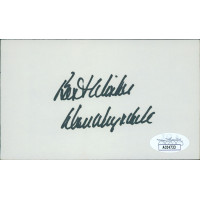 Don Drysdale Los Angeles Dodgers Signed 3x5 Index Card JSA Authenticated Don Drysdale Los Angeles Dodgers Signed 3x5 Index Card JSA Authenticated