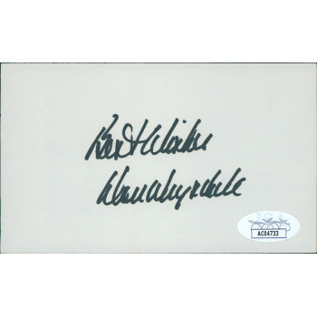 Don Drysdale Los Angeles Dodgers Signed 3x5 Index Card JSA Authenticated Don Drysdale Los Angeles Dodgers Signed 3x5 Index Card JSA Authenticated