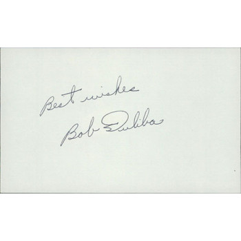 Bob Duliba St. Louis Cardinals Signed 3x5 Index Card PSA Authenticated Bob Duliba St. Louis Cardinals Signed 3x5 Index Card PSA Authenticated