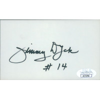 Jim Dyck Baltimore Orioles Signed 3x5 Index Card JSA Authenticated Jim Dyck Baltimore Orioles Signed 3x5 Index Card JSA Authenticated