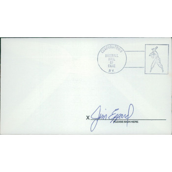 Jim Eppard California Angels Signed Envelope JSA Authenticated