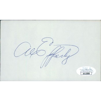 Al Epperly Chicago Cubs Los Angeles Dodgers Signed 3x5 Index Card JSA Authentic Al Epperly Chicago Cubs Los Angeles Dodgers Signed 3x5 Index Card JSA Authentic