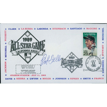 Bob Feller Signed 1989 All Star Game First Day Issue Cachet JSA Authenticated Bob Feller Signed 1989 All Star Game First Day Issue Cachet JSA Authenticated
