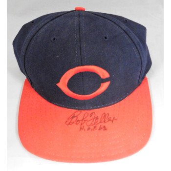 Bob Feller Cleveland Indians Signed Hat JSA Authenticated