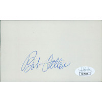 Bob Feller Cleveland Indians Signed 3x5 Index Card JSA Authenticated Bob Feller Cleveland Indians Signed 3x5 Index Card JSA Authenticated