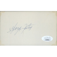 George Foster Cincinnati Reds Signed 3x5 Index Card JSA Authenticated George Foster Cincinnati Reds Signed 3x5 Index Card JSA Authenticated