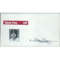 Steve Frey California Angels Signed First Day Issue Cachet JSA Authenticated Steve Frey California Angels Signed First Day Issue Cachet JSA Authenticated