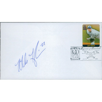 Mike Fyhrie Anaheim Angels Signed First Day Issue Cachet JSA Authenticated Mike Fyhrie Anaheim Angels Signed First Day Issue Cachet JSA Authenticated