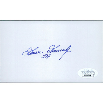 Goose Gossage New York Yankees Signed 3x5 Index Card JSA Authenticated