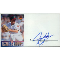 Joe Grahe California Angels Signed First Day Issue Cachet JSA Authenticated