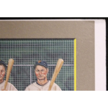 Great Moments Ted Williams Sandy Koufax Spahn Signed Perez Steele Sheet JSA Auth