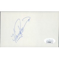 Eric Harry Rasmussen St. Louis Cardinals Signed 3x5 Index Card JSA Authenticated