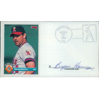 Bryan Harvey California Angels Signed First Day Issue Cachet JSA Authenticated Bryan Harvey California Angels Signed First Day Issue Cachet JSA Authenticated