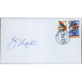 Bret Hemphill Anaheim Angels Signed First Day Issue Cachet JSA Authenticated