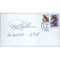 Rex Hudler Anaheim Angels Signed First Day Issue Cachet JSA Authenticated