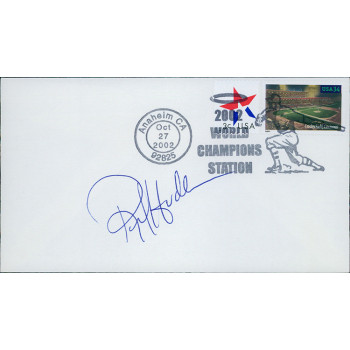 Rex Hudler Anaheim Angels Signed First Day Issue Cachet JSA Authenticated Rex Hudler Anaheim Angels Signed First Day Issue Cachet JSA Authenticated