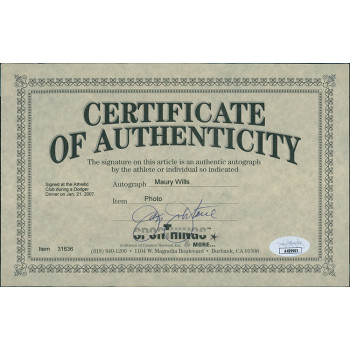 Jay Johnstone California Angels Signed 5.5x8.5 Certificate JSA Authenticated Jay Johnstone California Angels Signed 5.5x8.5 Certificate JSA Authenticated