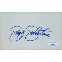 Jay Johnstone Los Angeles Dodgers Angels Signed 3x5 Index Card JSA Authenticated Jay Johnstone Los Angeles Dodgers Angels Signed 3x5 Index Card JSA Authenticated
