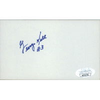 George Kell Detroit Tigers Signed 3x5 Index Card JSA Authenticated George Kell Detroit Tigers Signed 3x5 Index Card JSA Authenticated