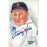 George Kell Detroit Tigers Signed Perez Steele HOF Postcard JSA Authenticated George Kell Detroit Tigers Signed Perez Steele HOF Postcard JSA Authenticated