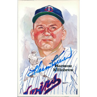 Harmon Killebrew Twins Signed Perez Steele HOF Postcard JSA Authenticated Harmon Killebrew Twins Signed Perez Steele HOF Postcard JSA Authenticated